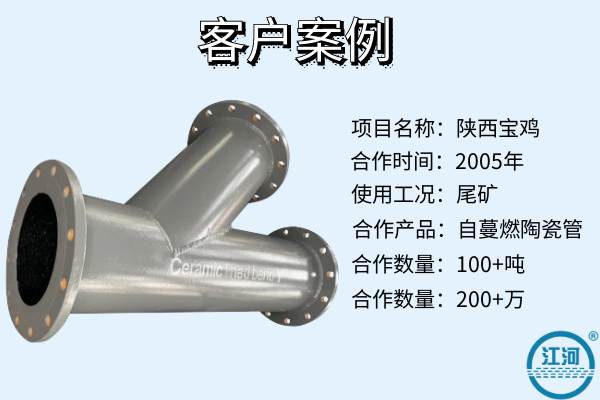 自蔓然陶瓷復合管